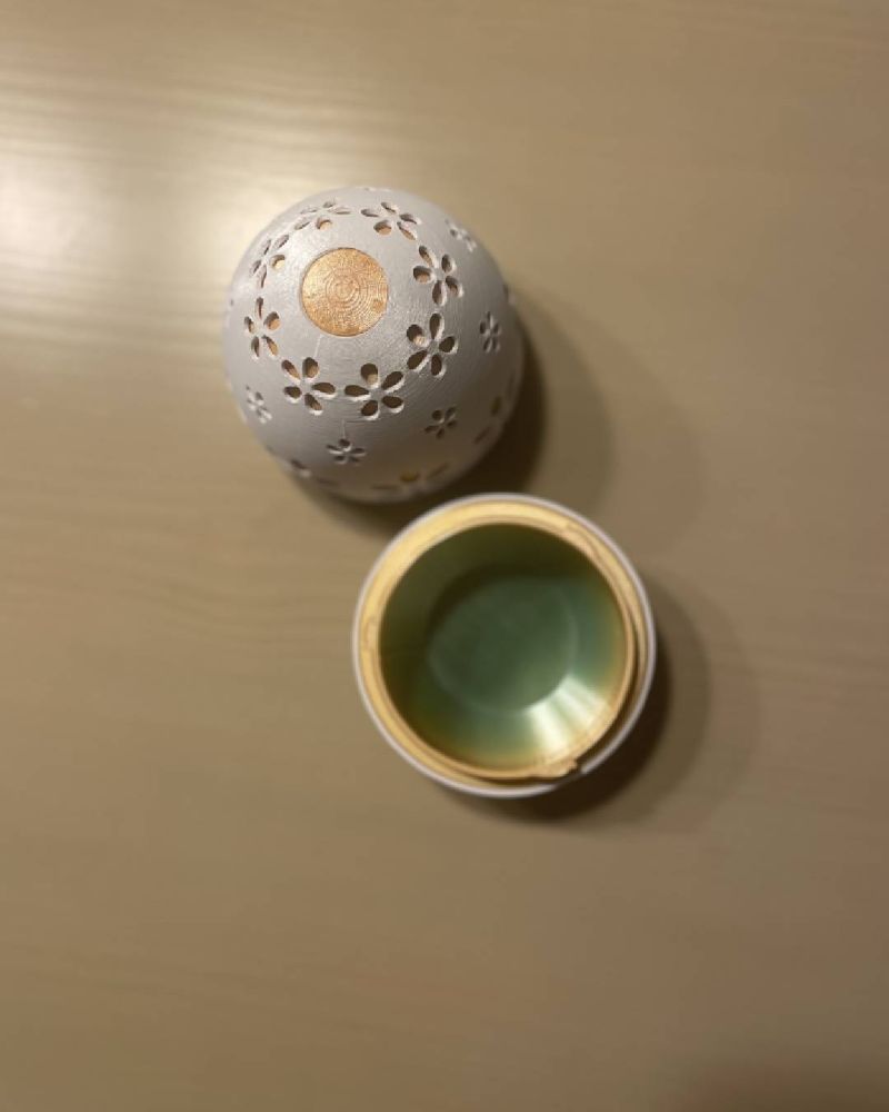 Easter Carved Flower Egg 2